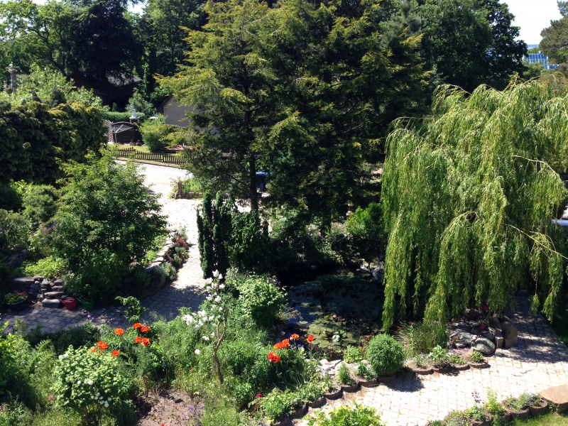 Gartenanlage – Blick von oben