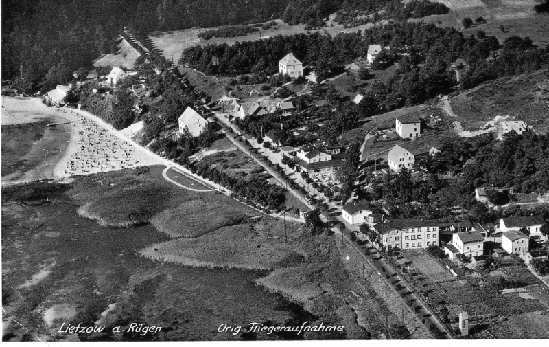 Luftbild von Lietzow auf Rügen